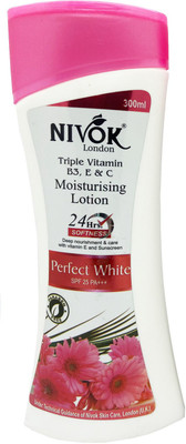 discount L’OREAL White Perfect Day Cream | NIVOK Premium Triple Vitamin B3, E & C Perfect White Moisturising Body Lotion(300 ml)