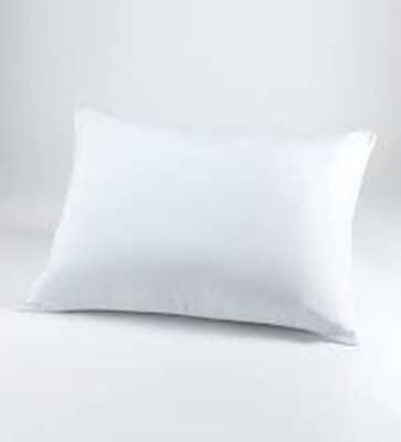 VJSTAR Polyester Fibre Solid Sleeping Pillow Pack of 1(White)