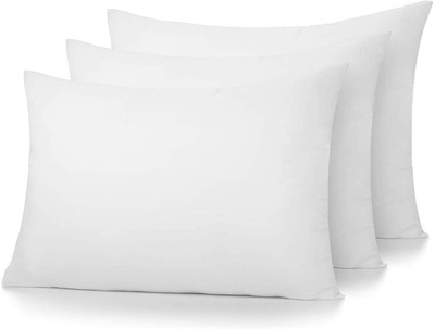 ROYALREOX Microfibre Solid Sleeping Pillow Pack of 3(White)