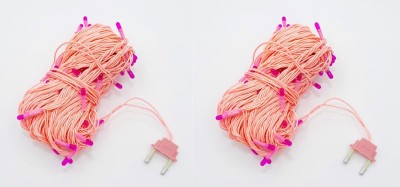 Prop It Up 68 LEDs 10.16 m Pink Steady String Rice Lights(Pack of 2)