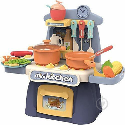 Monash 26-Piece Kitchen Playset, with Realistic Lights & Sounds, Play Sink with ,Dessert Shelf Toy & Kitchen Accessories Set for 4 Year Old Girls