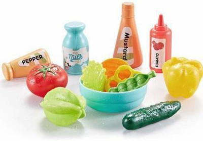 WECAN FASHION Kitchen Playset for Kids, 42 Pcs Accessories Pretend Play Kitchen Set