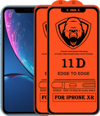 SoftTech Edge To Edge Tempered Glass for Apple iPhone XR(Pack of 2)