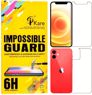 iKare Front and Back Screen Guard for Apple iPhone 12 Mini(Pack of 2)