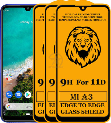 SEVEN7STAR Tempered Glass Guard for Mi A3(Pack of 3)