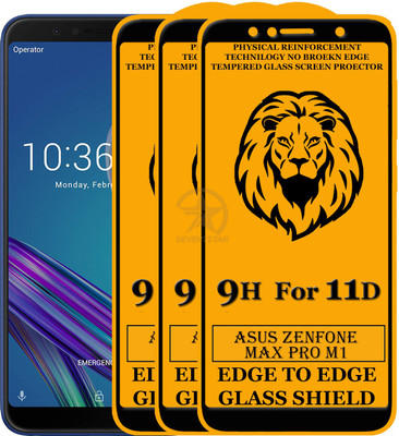 SEVEN7STAR Tempered Glass Guard for Asus Zenfone Max Pro M1(Pack of 3)