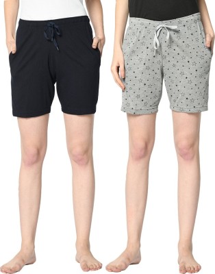 VIMAL JONNEY Solid Women Multicolor Basic Shorts