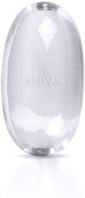 LKPS crystal lingam Most Powerful Crystal Lingam for Positive Vibration & Prosperity Decorative Showpiece  -  4 cm(Crystal, White)