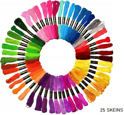ZILZAA MULTI Thread(8 m Pack of25)