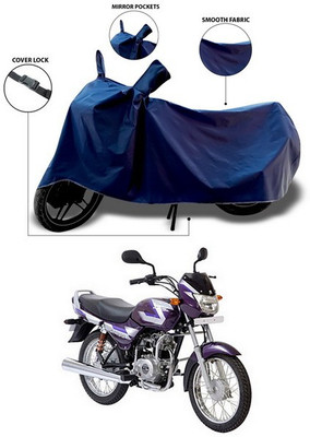 ANTHUB Waterproof Two Wheeler Cover for Bajaj(CT100, Blue)