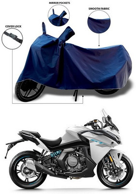 ANTHUB Waterproof Two Wheeler Cover for Universal For Bike(Blue)