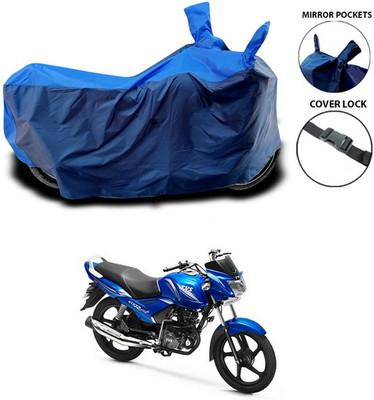 ANTHUB Waterproof Two Wheeler Cover for TVS(Star City Plus, Blue)