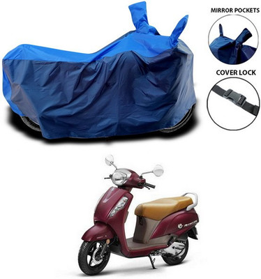ANTHUB Waterproof Two Wheeler Cover for Suzuki(Access 125, Blue)