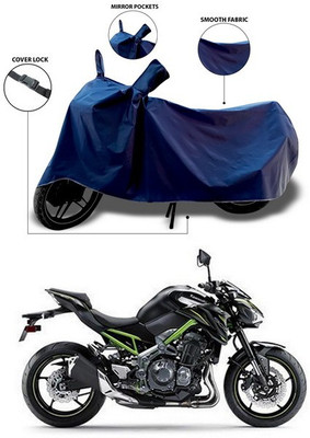 ANTHUB Waterproof Two Wheeler Cover for Kawasaki(Blue)