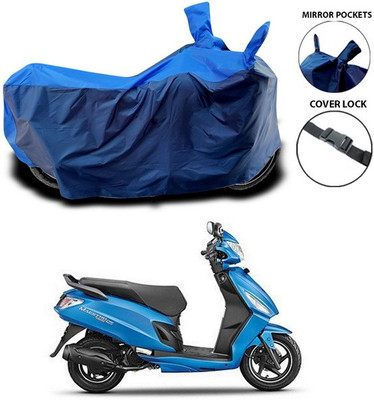 ANTHUB Waterproof Two Wheeler Cover for Hero(Maestro Edge, Blue)