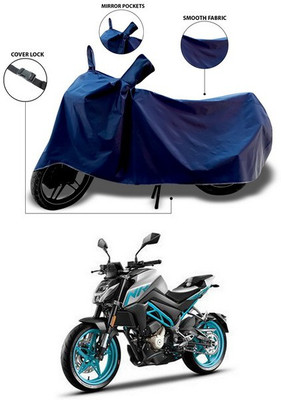 ANTHUB Waterproof Two Wheeler Cover for Universal For Bike(Blue)