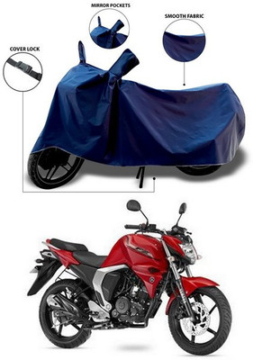 ANTHUB Waterproof Two Wheeler Cover for Yamaha(FZ, Blue)