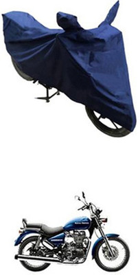 Z Tech Two Wheeler Cover for Royal Enfield(Thunderbird 500, Blue)