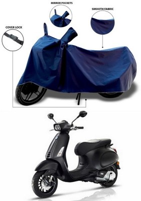 SEBONGO Waterproof Two Wheeler Cover for Vespa(Vespa, Blue)