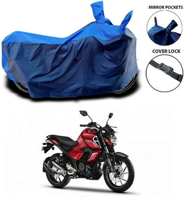 ANTHUB Waterproof Two Wheeler Cover for Yamaha(FZ-S FI, Blue)