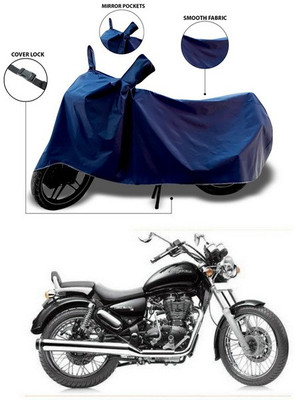 SEBONGO Waterproof Two Wheeler Cover for Royal Enfield(Thunderbird 500, Blue)