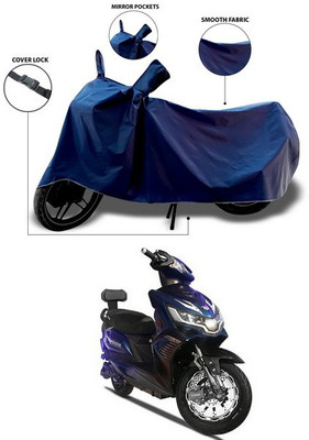 ANTHUB Waterproof Two Wheeler Cover for Okinawa(i-Praise, Blue)