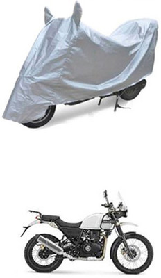 Z Tech Two Wheeler Cover for Royal Enfield(Silver)