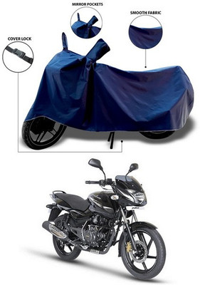 SEBONGO Waterproof Two Wheeler Cover for Bajaj(Pulsar 150, Blue)