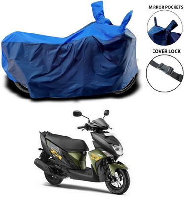 SEBONGO Waterproof Two Wheeler Cover for Yamaha(Ray ZR, Blue)