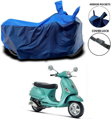 SEBONGO Waterproof Two Wheeler Cover for Vespa(Vespa, Blue)
