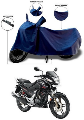 SEBONGO Waterproof Two Wheeler Cover for Hero(CBZ, Blue)