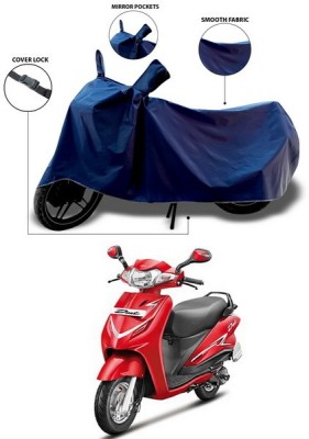 SEBONGOOO Waterproof Two Wheeler Cover for Hero(Duet, Blue)