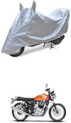 Z Tech Two Wheeler Cover for Royal Enfield(Silver)