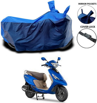 ANTHUB Waterproof Two Wheeler Cover for TVS(Scooty Zest 110, Blue)