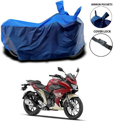 SEBONGO Waterproof Two Wheeler Cover for Yamaha(Fazer, Blue)