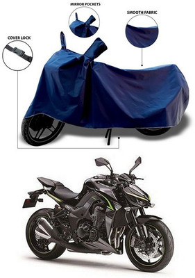 ANTHUB Waterproof Two Wheeler Cover for Kawasaki(Blue)