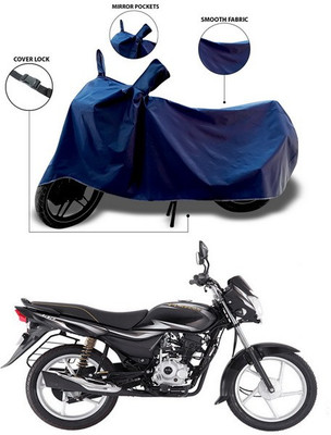ANTHUB Waterproof Two Wheeler Cover for Bajaj(Platina 100 DTS-i, Blue)