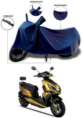 SEBONGO Waterproof Two Wheeler Cover for Okinawa(Praise, Blue)