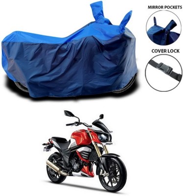 ANTHUB Waterproof Two Wheeler Cover for Mahindra(Mojo, Blue)