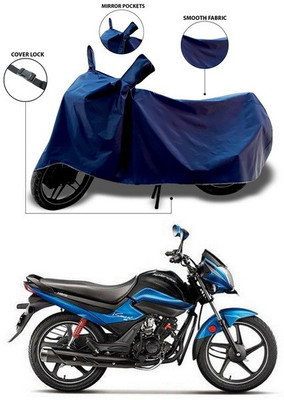 SEBONGO Waterproof Two Wheeler Cover for Hero(Splendor I Smart, Blue)