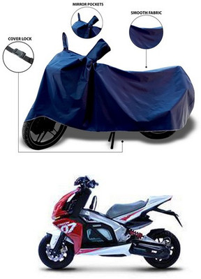 SEBONGO Waterproof Two Wheeler Cover for TVS(Blue)
