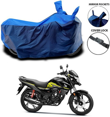 ANTHUB Waterproof Two Wheeler Cover for Honda(SP 125, Blue)