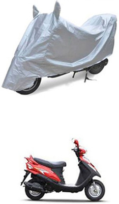 Z Tech Two Wheeler Cover for Mahindra(Silver)