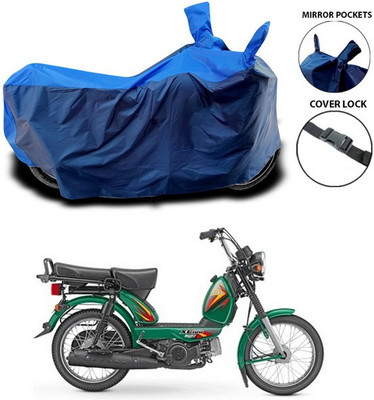 ANTHUB Waterproof Two Wheeler Cover for TVS(XL 100, Blue)