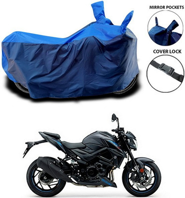 ANTHUB Waterproof Two Wheeler Cover for Suzuki(GSX-S750, Blue)