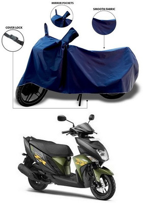 SEBONGO Waterproof Two Wheeler Cover for Yamaha(Ray ZR, Blue)
