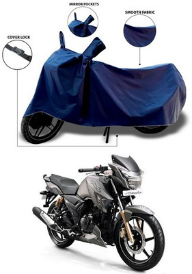 SEBONGO Waterproof Two Wheeler Cover for TVS(Apache RTR 180, Blue)