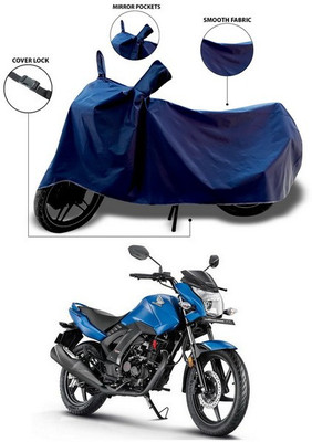 ANTHUB Waterproof Two Wheeler Cover for Honda(CB Unicorn 150, Blue)