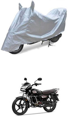 Z Tech Two Wheeler Cover for TVS(Silver)