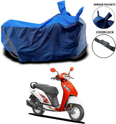 ANTHUB Waterproof Two Wheeler Cover for Honda(Activa, Blue)